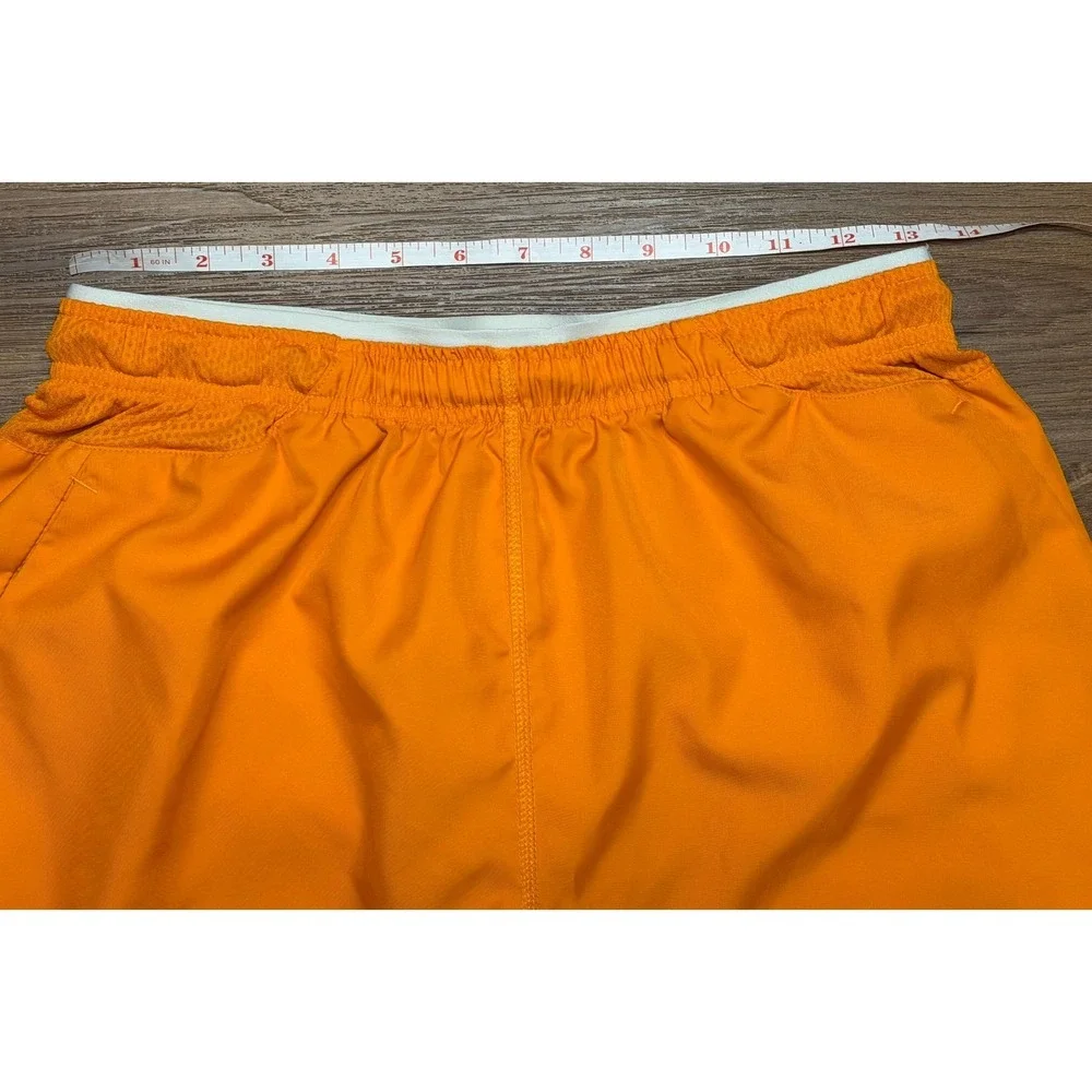 Nike NCAA Tennessee Volunteers Dri-FIT Orange Football Shorts Checkerboard Sz M